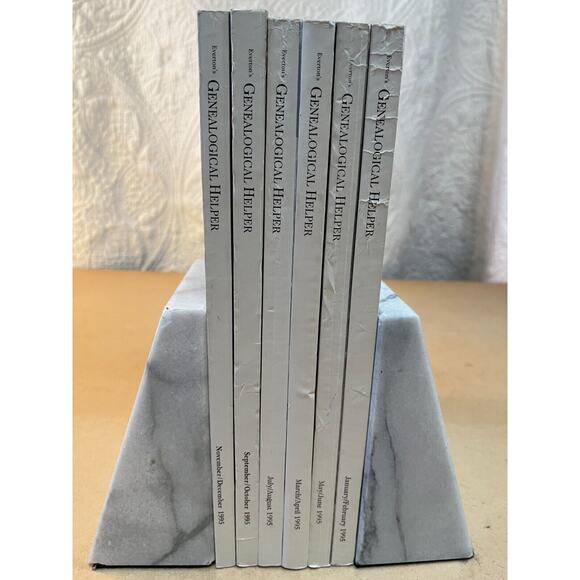 Everton's Genealogical Helper Magazines 1995 Lot of Six Magazines - Picture 2 of 3